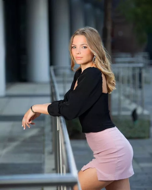 Pink skirt by ringstarz123