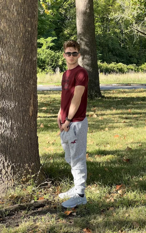 Pissing on a tree like nature intended by Salty-Tumbleweed3416