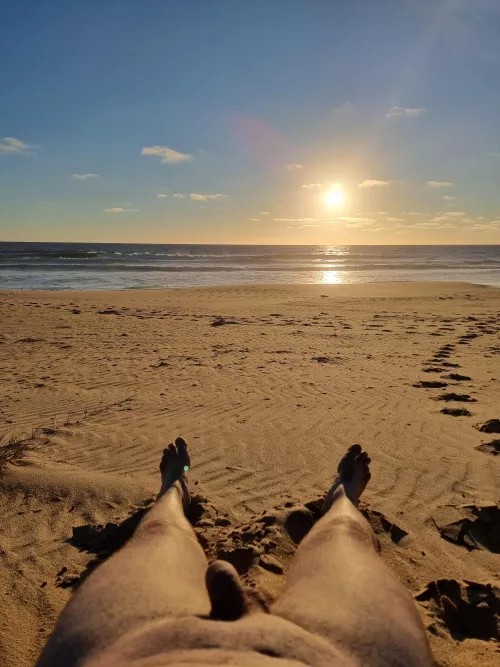 Pity the crowds had to leave before the beautiful sunset by mewithadifferentname