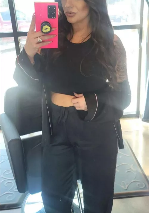 Pj's and mimosas at work today 🤪 by MAzing23