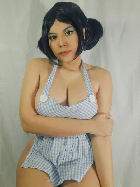 Plaid Apron by Nooneenonicos [OC] by nooneenoni