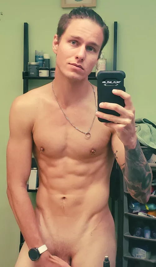 Play with my piercings right and I'll be yours by AB_the_Flirt