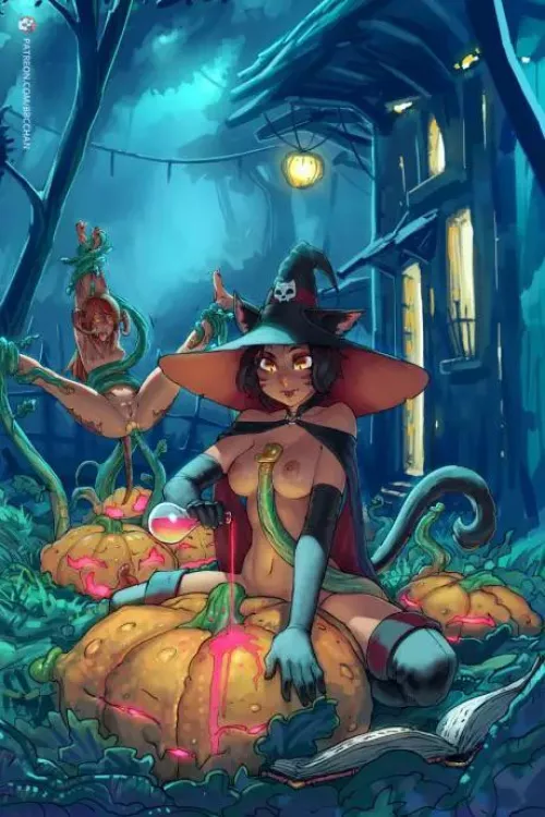 Playing in the pumpkin patch by Just4Friends69