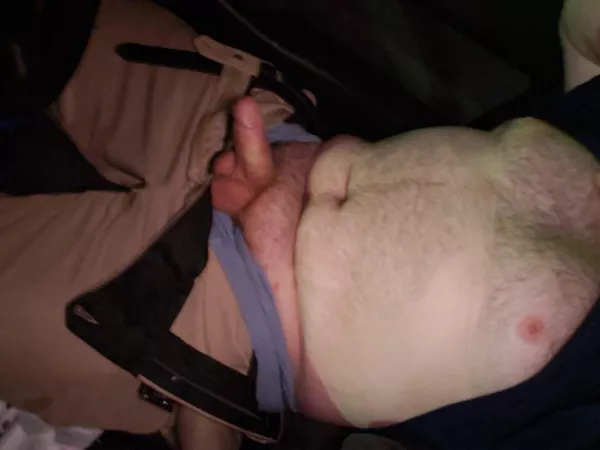 Playing with myself in the parking lot after work , hope no one sees by GreatWhiteChub36