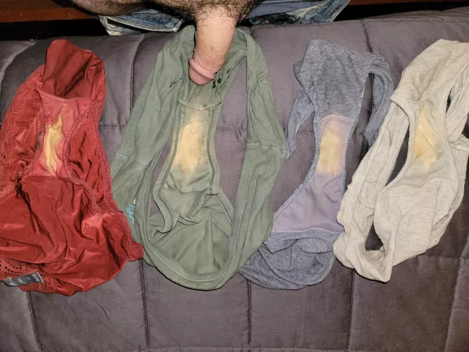 Playtime with wife's dirty panties by smalldickhubby2020
