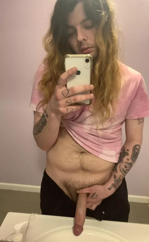 Please excuse my messy hair, just try and focus on my hard cock by Youraltbf