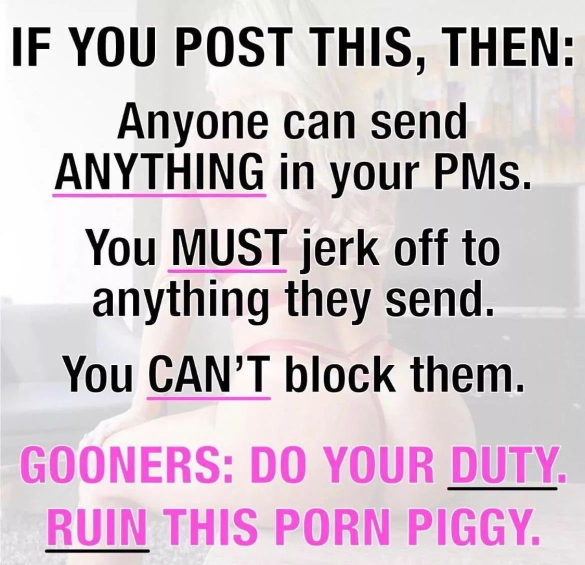 Please make me regret I won’t cum posted by stressedChillPerson