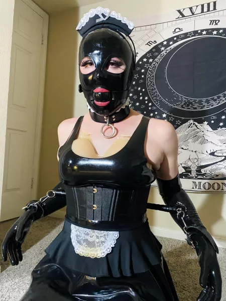 Please replace this gag with a dildo <3 (OC) by LatexLucia_