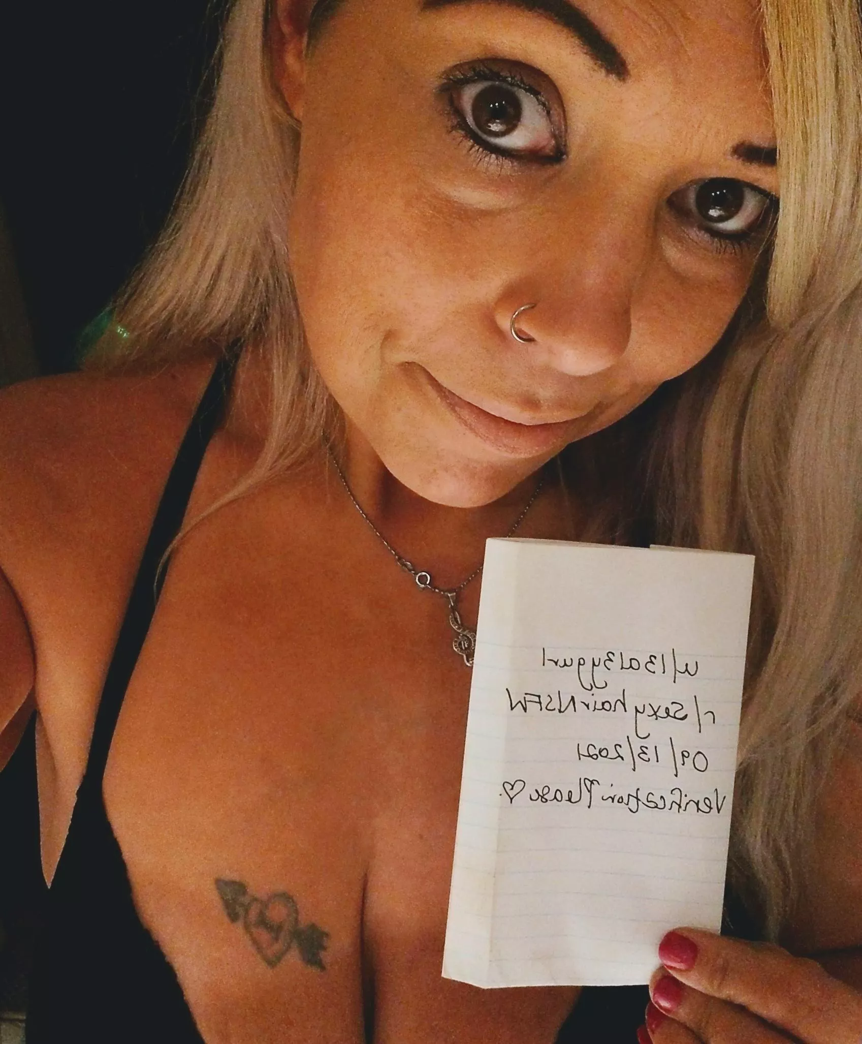 Please verify me. Thanks posted by l3al3ygurl