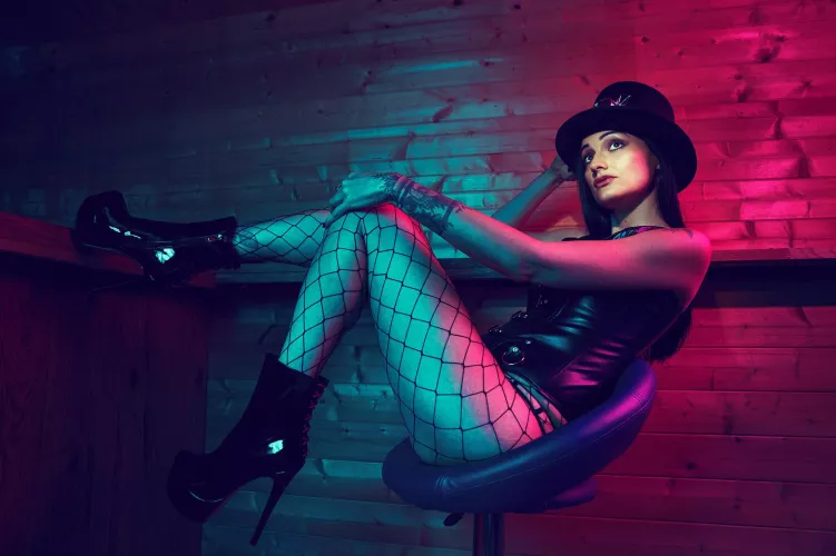 Pleaser boots and fishnets well say no more F36 OC 💫 by Star0308