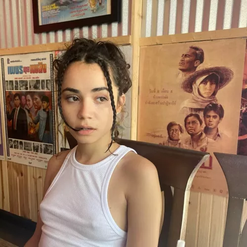 Poking through a white top by ch_rrym