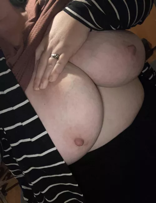 Poky nipples on giant tits by yourperfectbipet