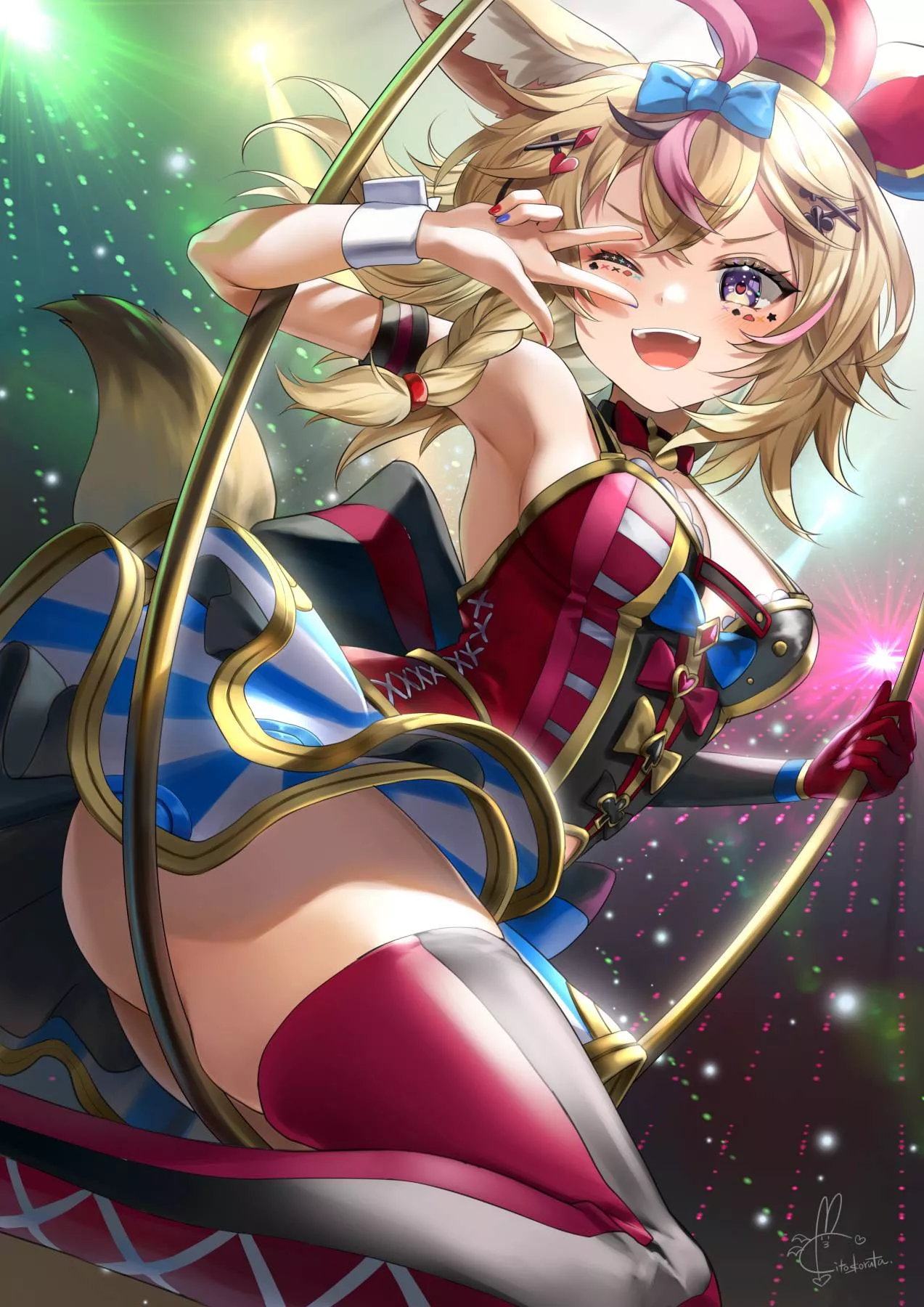 Polka looking like a whole snacc posted by Henthigh_Senpai