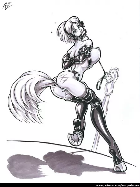Pony girl by AbhiGoodies