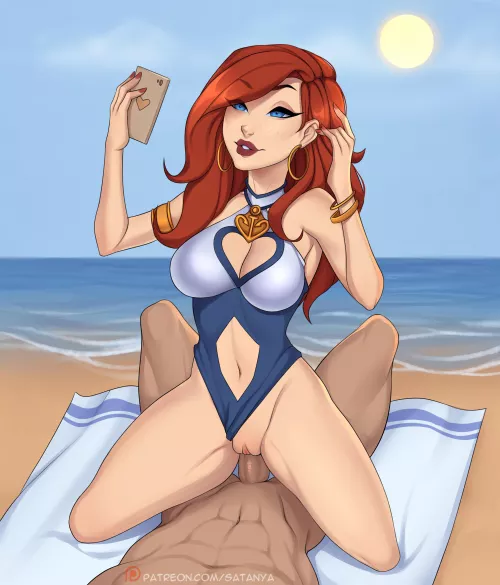 Pool party Miss Fortune (Satanya) by coldburgers