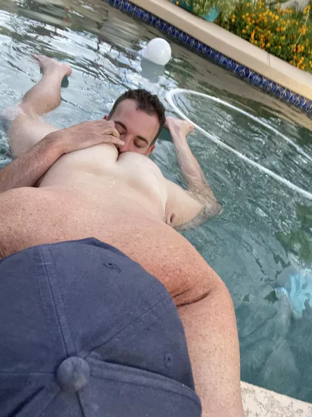 Pool rules don’t allow diving. He dove his tongue into my ass anyways. by fastfox347