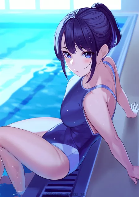 Poolside [Original] by CheetahSperm18