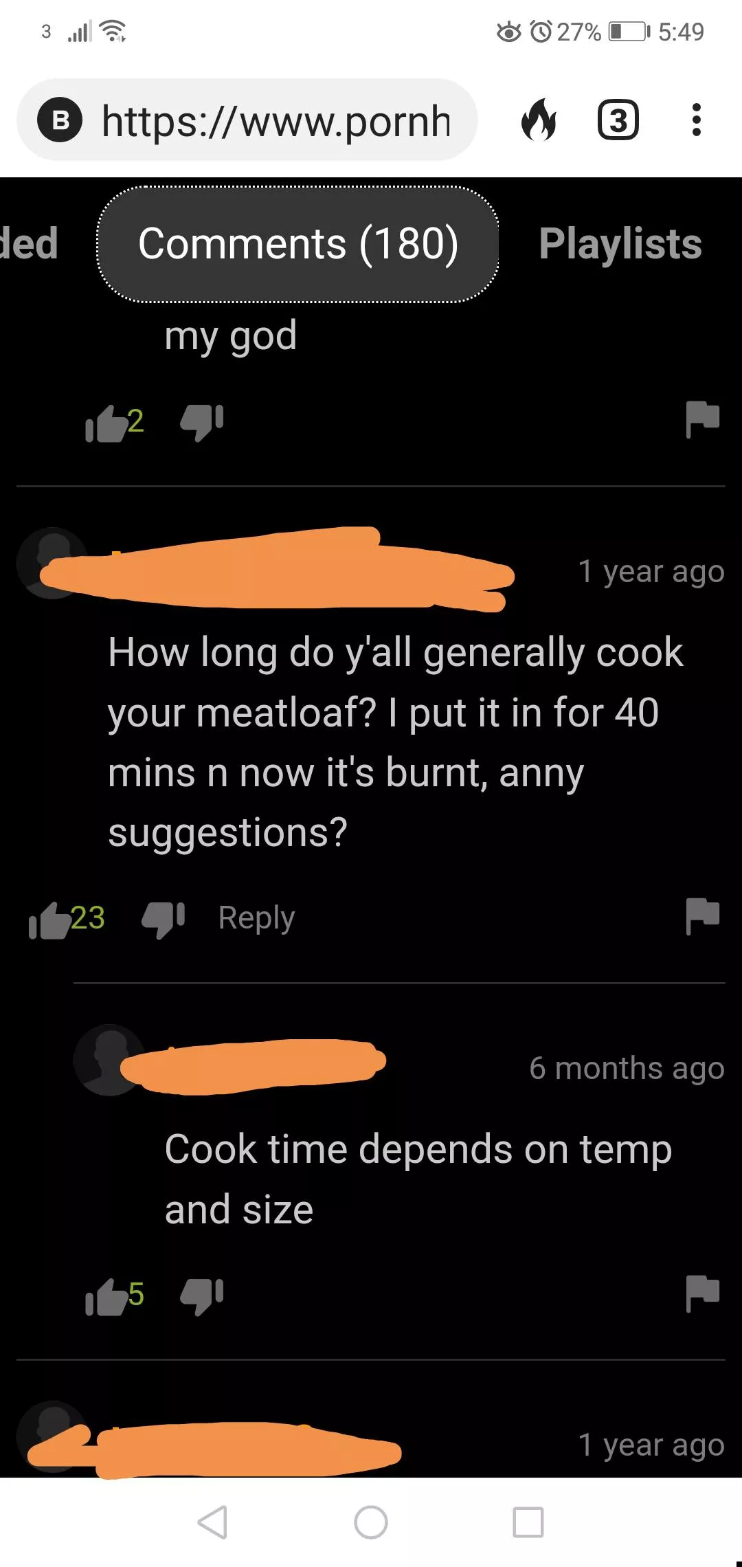 Porn and erm cooking directions? posted by throwawa-y1x7