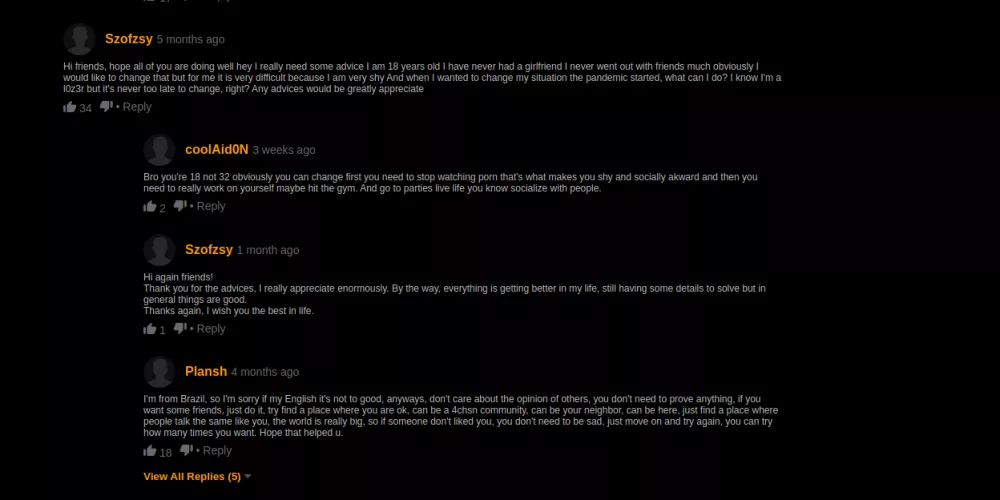 Pornhub comments better than therapy. by Johny_Richards