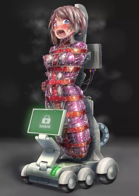 Portable Stuck Girl (fumi11-gou) by A_Manatee