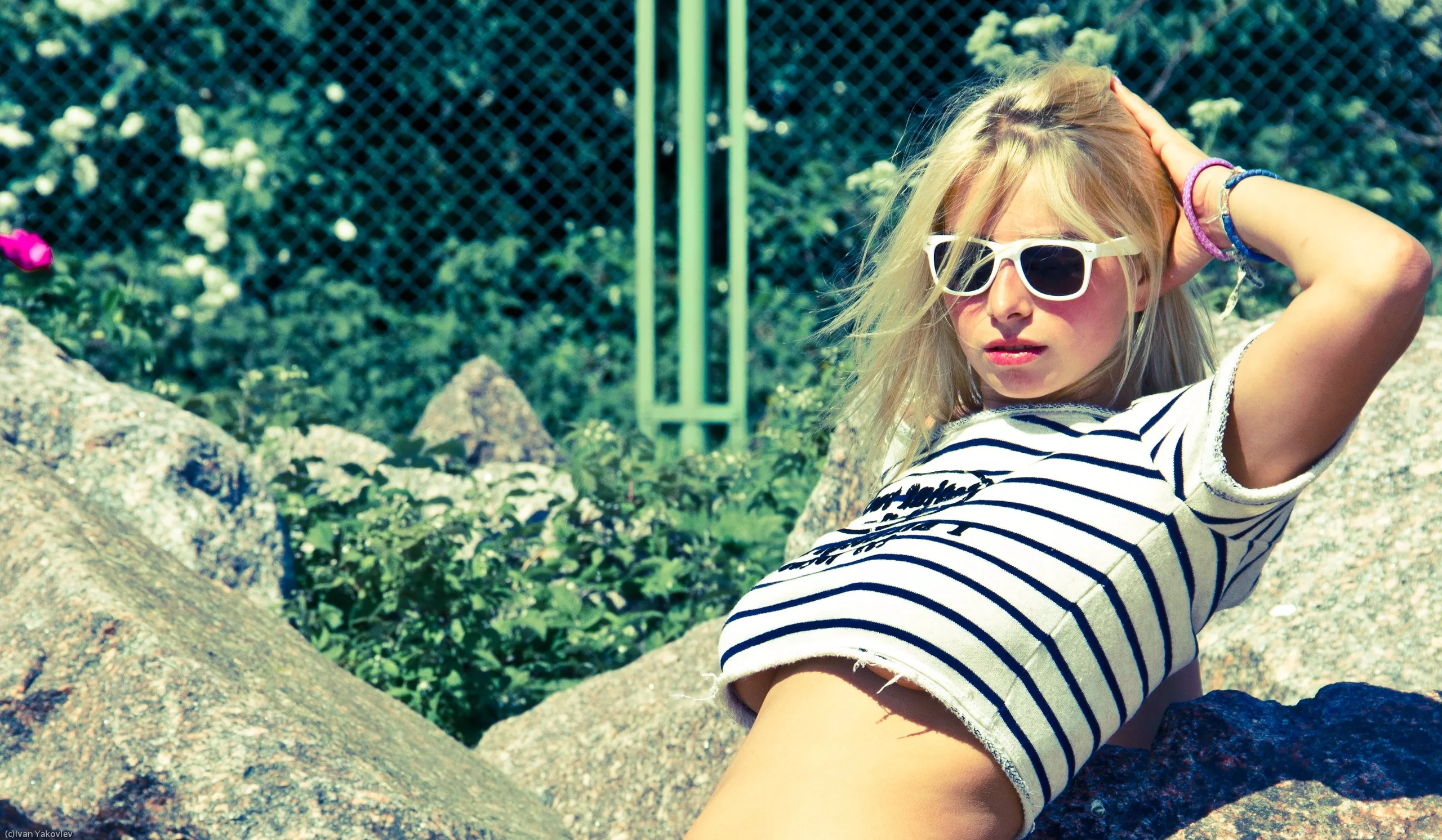 Posing for you to see what's underneath. posted by ThatsMyKink