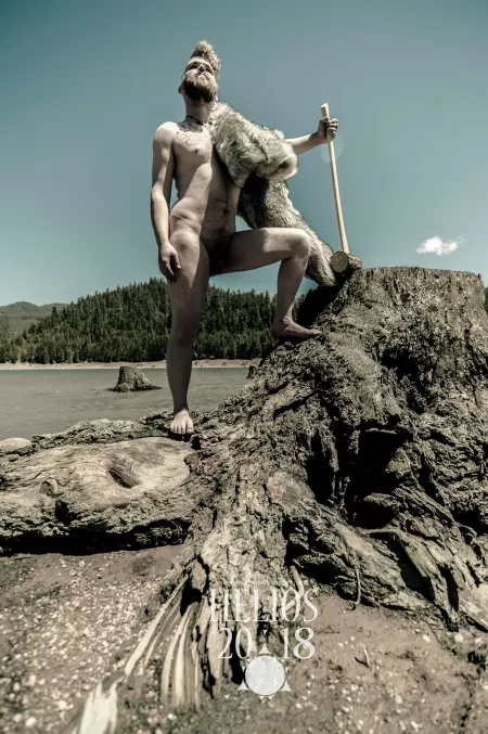 Posing while ca(m)ping by [deleted]