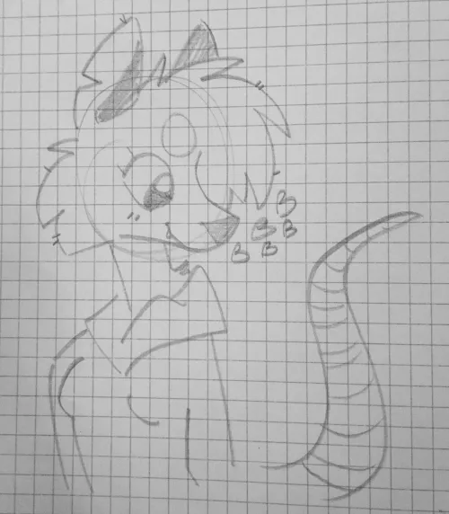 possum girl (warmup, art by me) by animablu