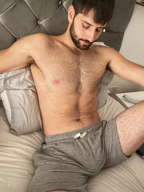 Post gym chest hair by Viprogue