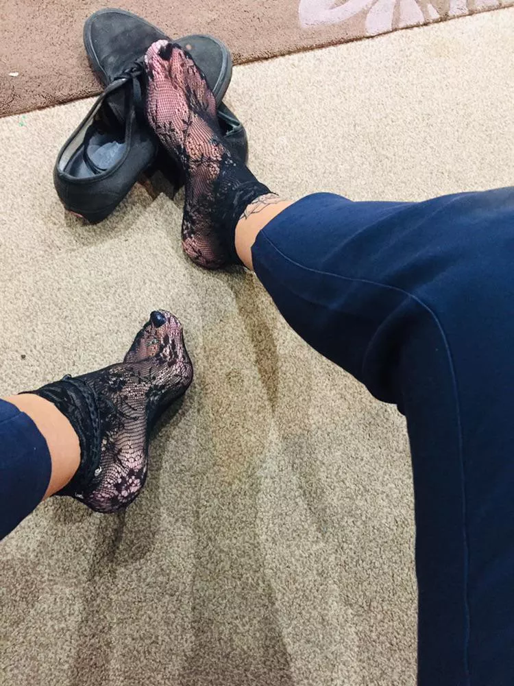 Post work socks 😜🥰❤️❤️ posted by kokkina_aphrodit