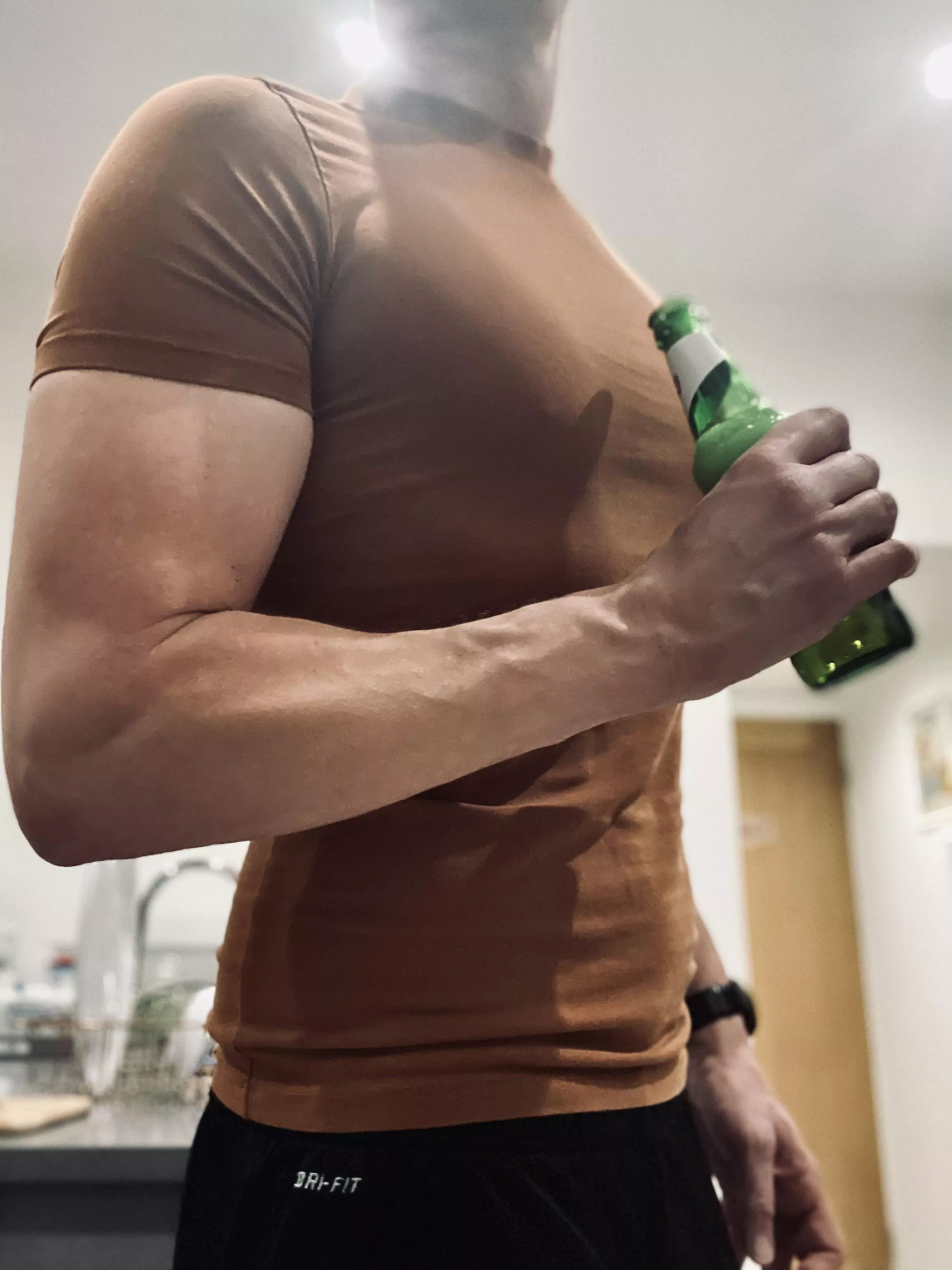 Post workout beer… why not.. posted by StandUpSayGoodbye