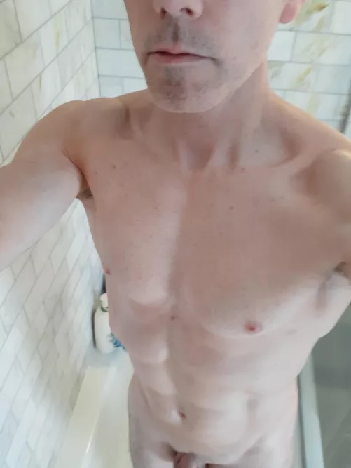 Post workout shower. Anyone want to join [m]e by mjextraa