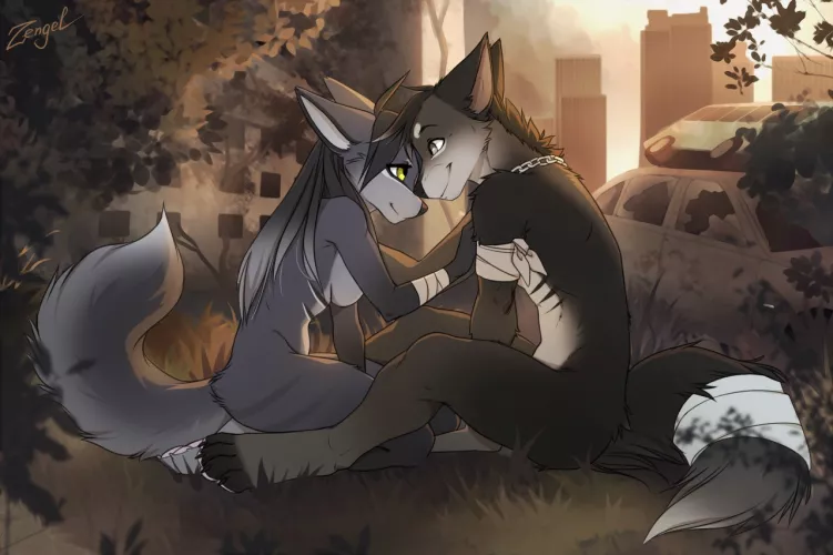 Postapocalyptic love by Zengel on DeviantArt by Pikachuckxd