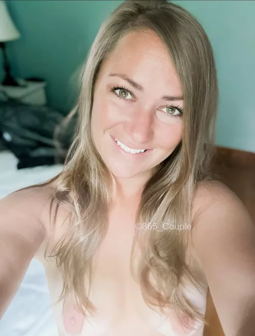 Posting because I’m real, smiling because I’m naked. by 865_Couple