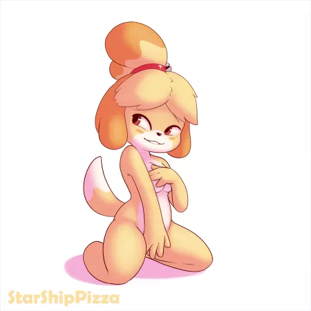 Posting my favourite nude of every female in Smash Day 24: Isabelle (StarshipPizza) by [deleted]