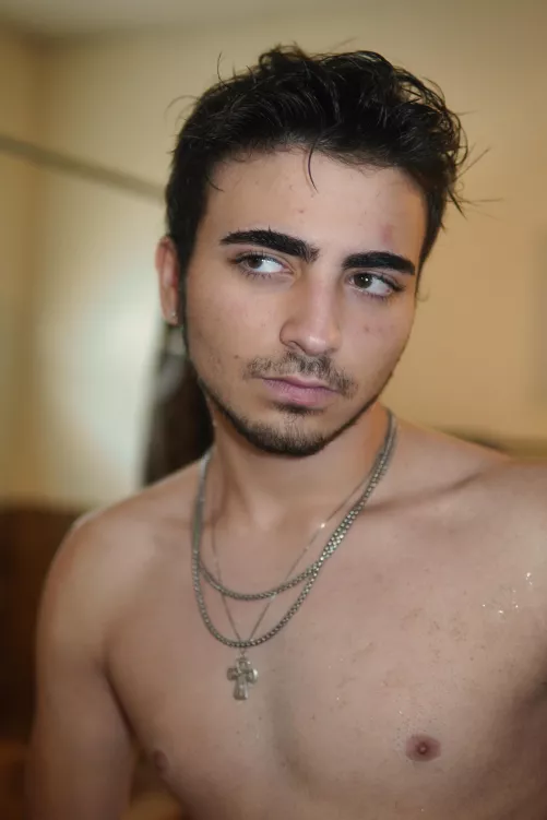 Post-shower satisfaction. I need a haircut by rawconflict