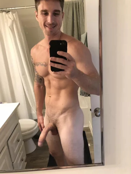 Post-workout selfie 😈 by HappyDaze77