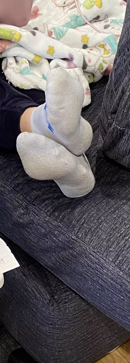 POV: I just finished a workout and you slowly pulled my shoes off and the smell of my feet hits your nose. What do you do next?! by [deleted]