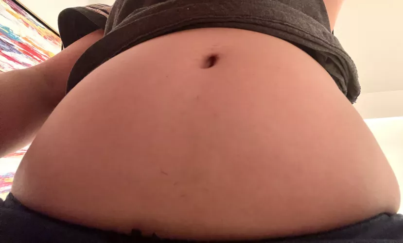POV: Is my belly noticeable from this angle? by bellybabejiggle