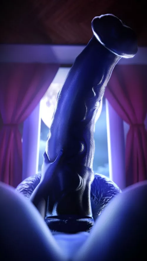 POV: You have a comically large penis by futas_are_great