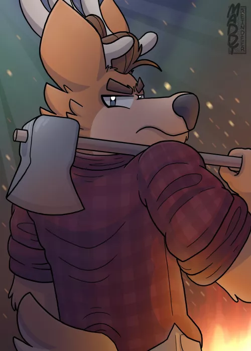 POV: You just dissed apples (art by me) by MaddyReindeer