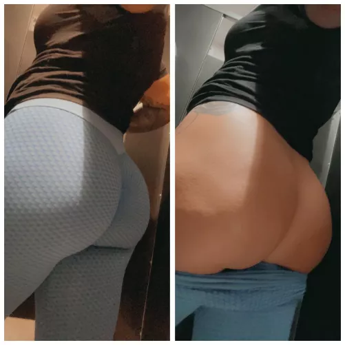 POV you were working out and I came up to you lifting weights and pulled down my yoga pants😈 what would you do ?! by xxtattooed_barbie