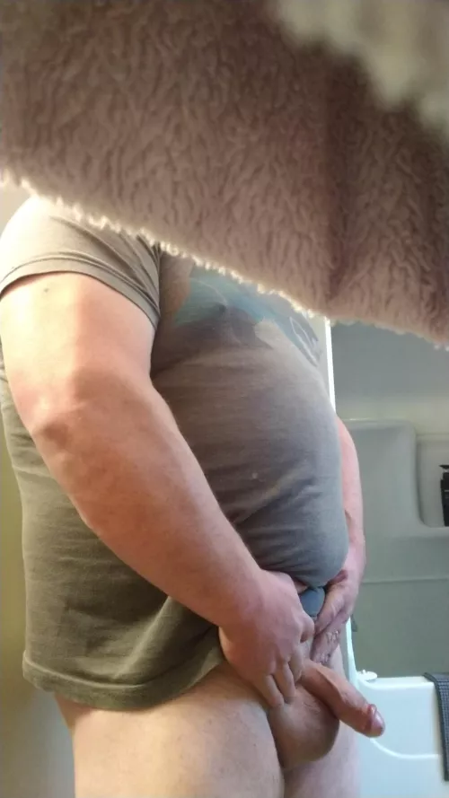POV: your cock's view from under your towel. by imalreadyaredditor