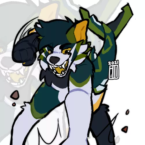 Pow!//art by me @flowfells on Twitter by Flowfell