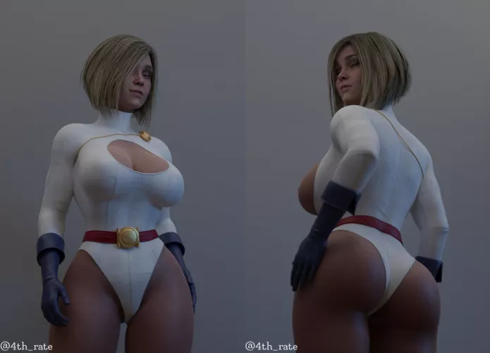 Power Girl (4thRateAnimator) [DC] by Kuro-Oji