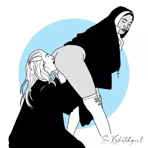 Praying (by Sexsketchgirl) by New-Sexsketchgirl