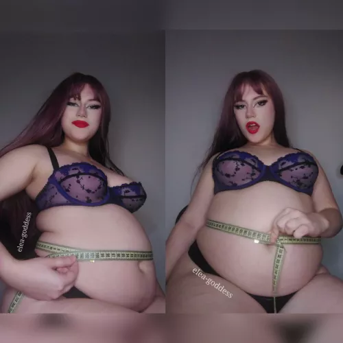 Pre and post stuffing my greedy face with everything I could find by elea-goddess