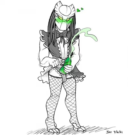 Predator maid (Artist: me) by sashenka_demogorgon