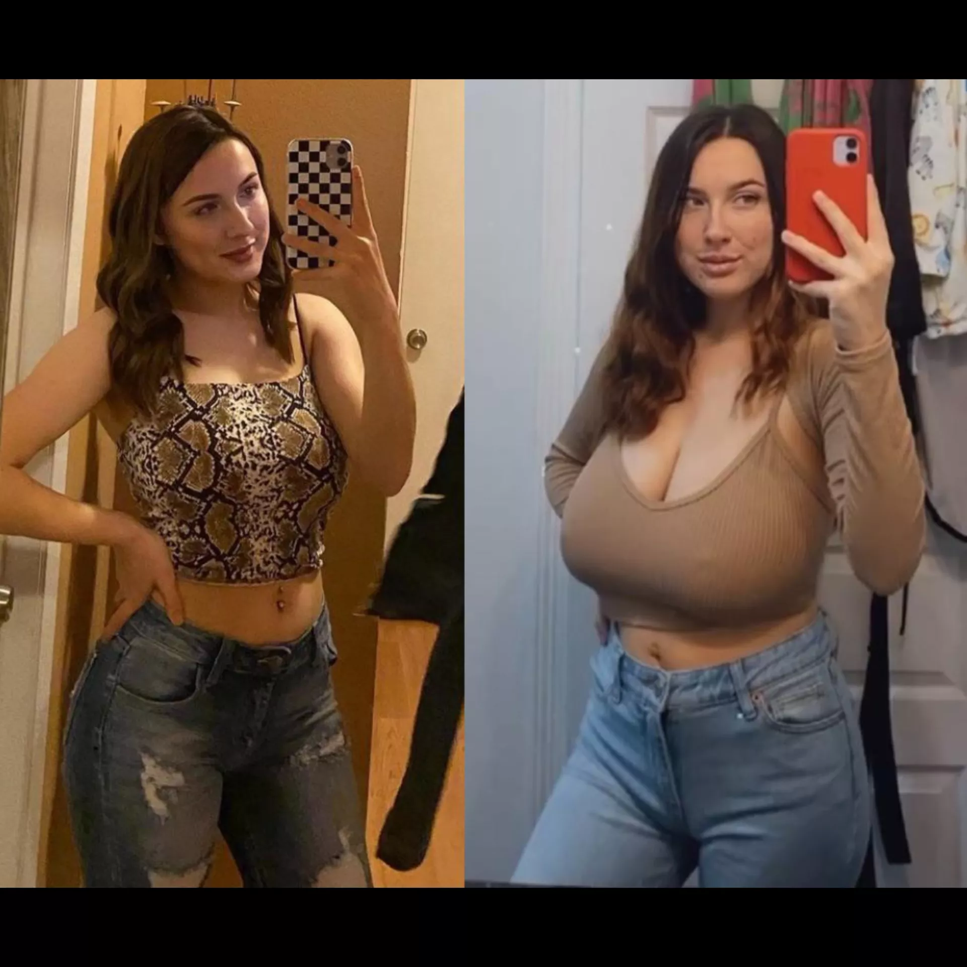 Pregnancy breast growth posted by FujiForres