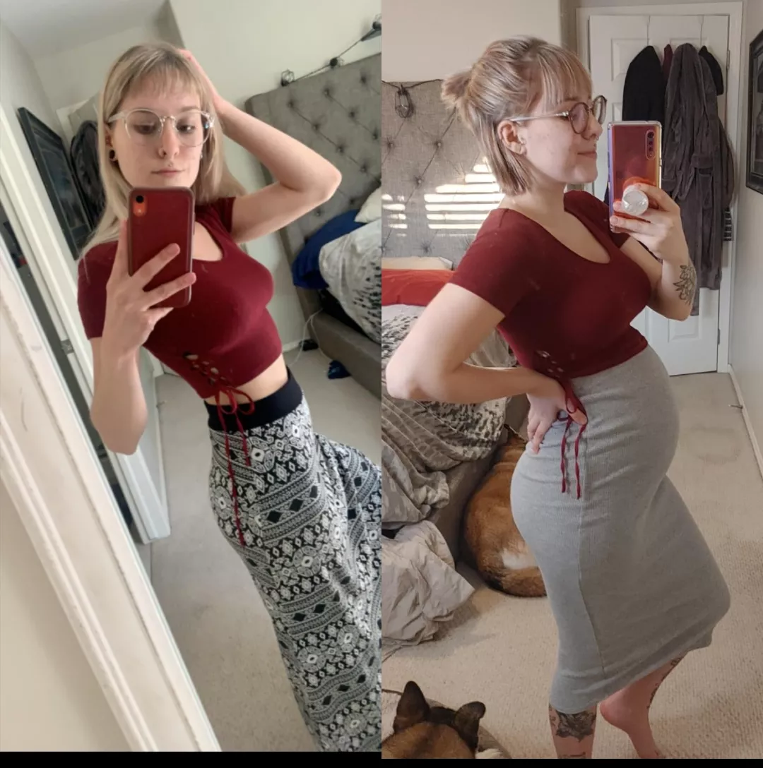 pregnancy has given me all types of curves ive never had before 💞 posted by sunshine3452