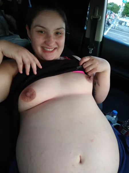 Pregnant thot in Walmart parking lot by UncookedBiscuits